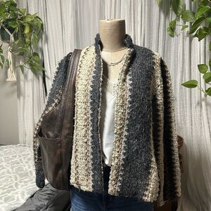 Striped Knit Cardigan